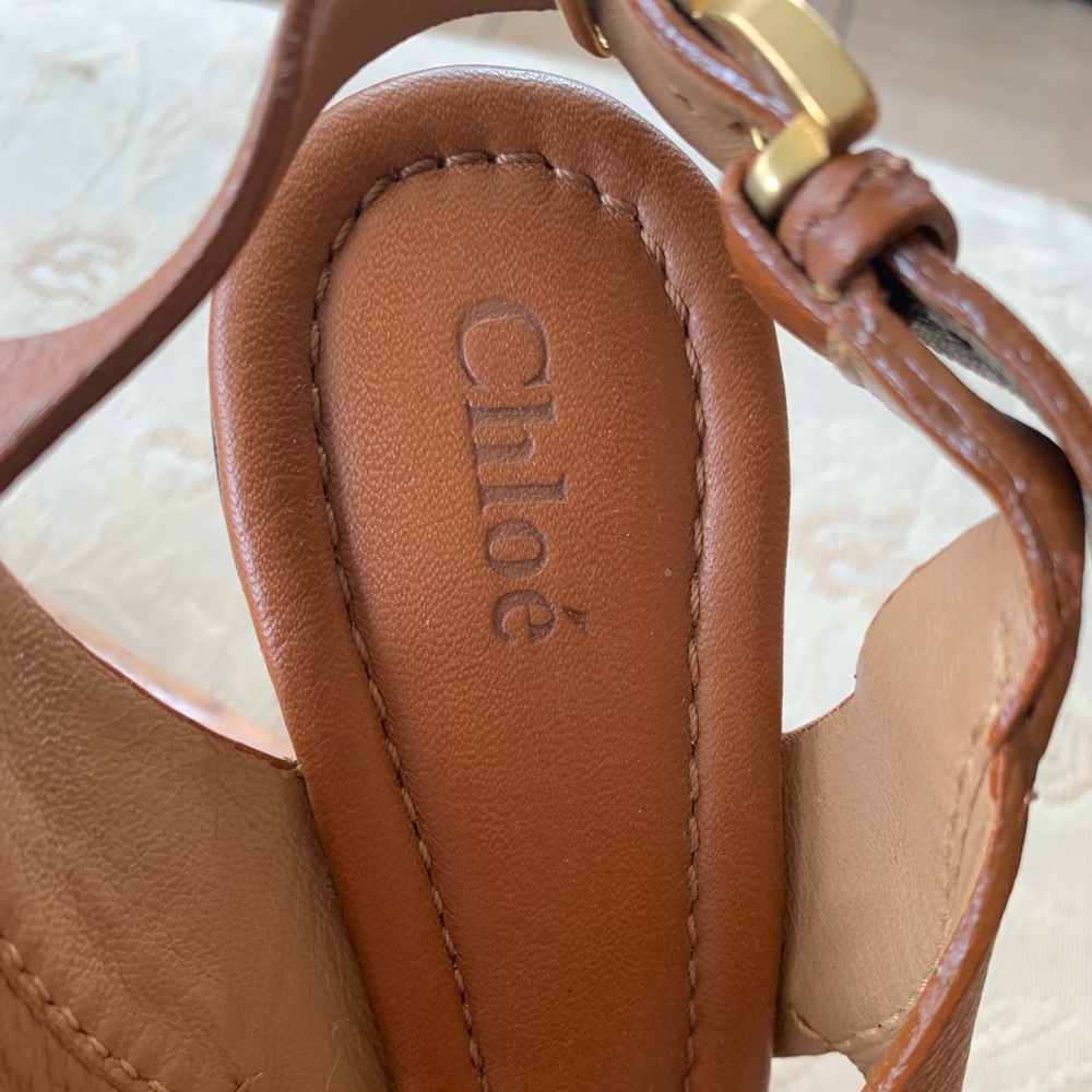 Chloe Renna Wedge Sandals - Picture 5 of 8